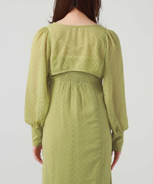 「archives」 ノースリーブワンピース MEDIUM アイボリー レディース_画像5