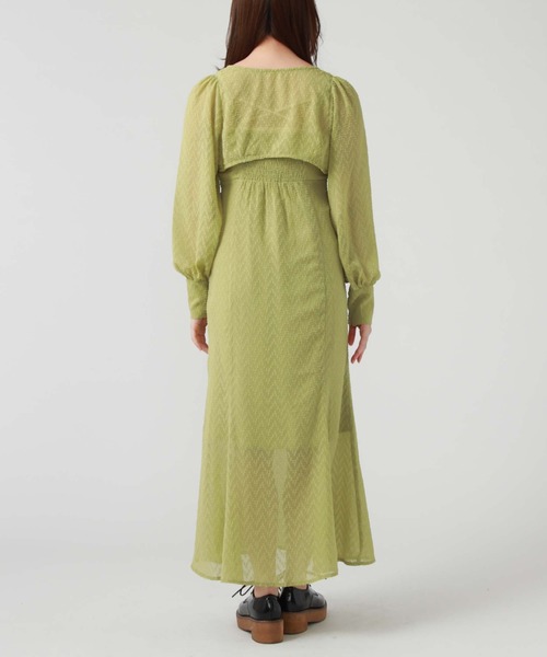 「archives」 ノースリーブワンピース MEDIUM アイボリー レディース_画像8