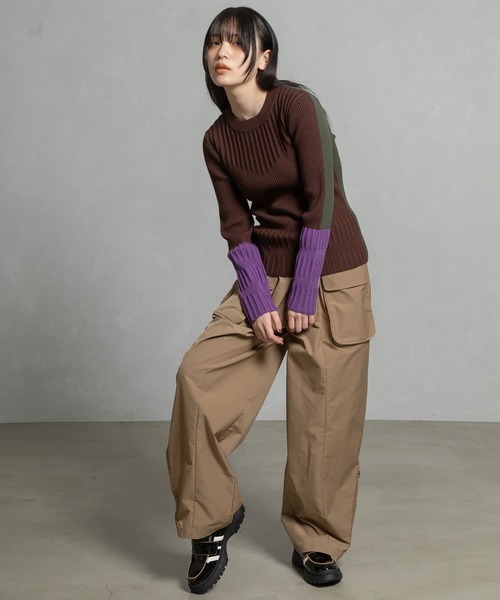 MARECHAL TERRE（マルシャルテル） ニット セーター カラーブロック