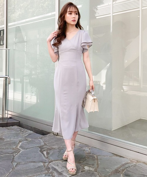 LIP SERVICE（リップサービス） 半袖ワンピース S ライトブルー