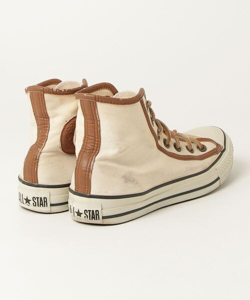 「CONVERSE」 ハイカットスニーカー US5 ベージュ レディース_画像2