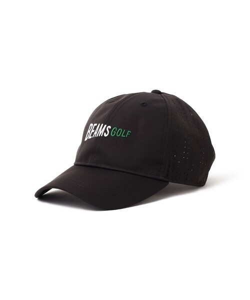 BEAMS GOLF キャップ ブラック BEAMS GOLF（ビームス ゴルフ） キャップ 帽子 メンズ フラッグロゴ