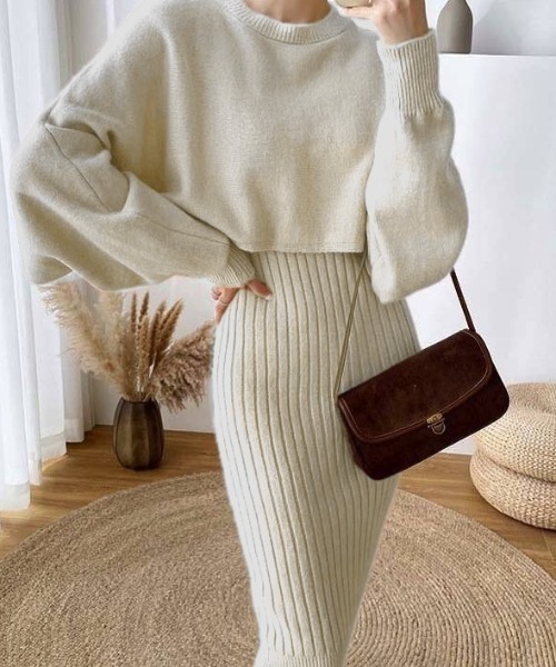 cammie アンサンブル トップツーピースニットセットアップ : ZOZOTOWN