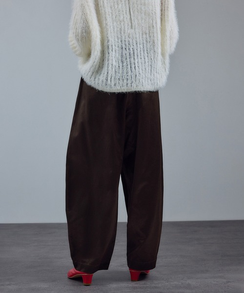 SALON adam et rope'（サロン アダム エ ロペ） パンツ サテンフェード