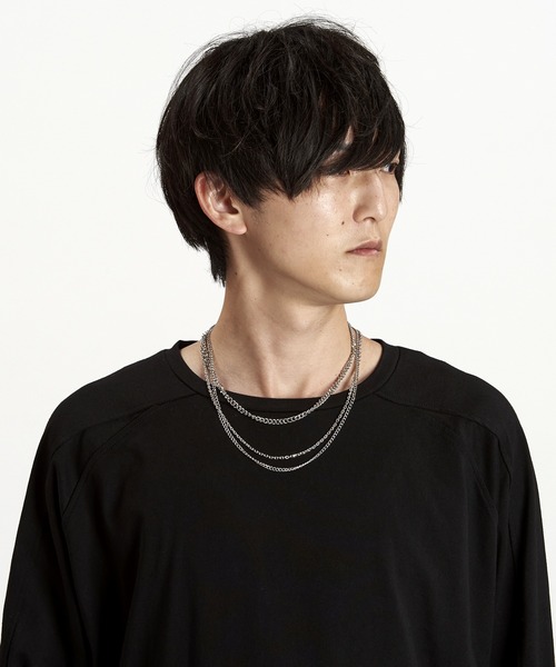 NO ID.（ノーアイディー） ネックレス 「NO ID.」Triple Layer