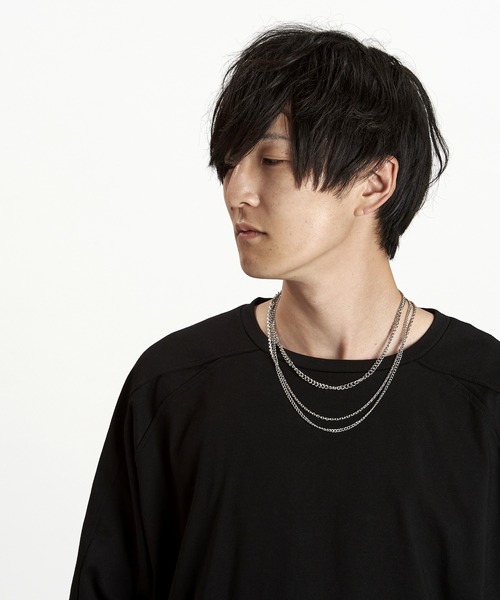 NO ID.（ノーアイディー） ネックレス 「NO ID.」Triple Layer