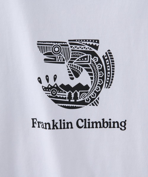 「Franklin Climbing」 半袖Tシャツ M チャコールグレー メンズ_画像6