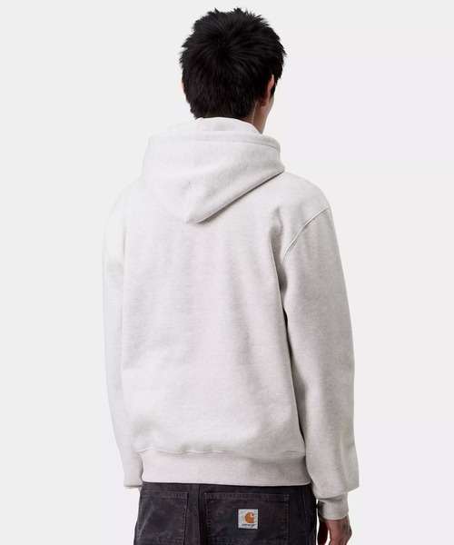 Carhartt ホワイト フルジップパーカー XL Carhartt（カーハート） パーカー CARHARTT MIDWEIGHT HOODED ZIP