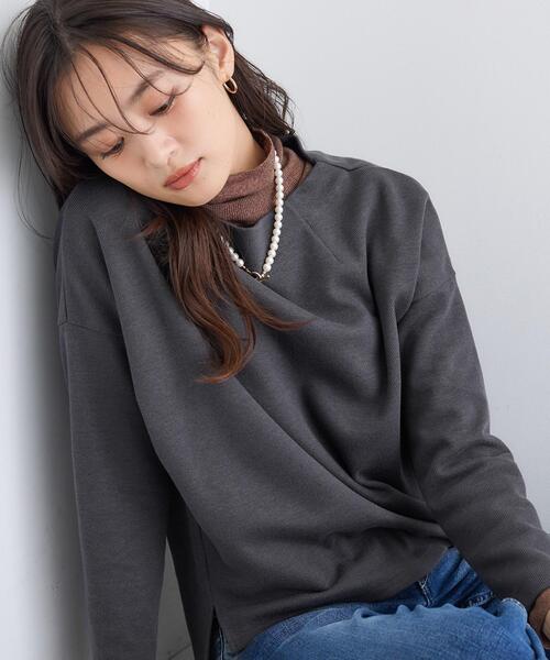 INDIVI（インディヴィ） tシャツ 「SETUP可能／洗える／UVケア」ライト