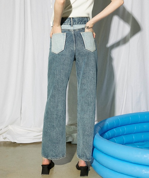 MAISON SPECIAL（メゾンスペシャル） デニムパンツ 36 ブルー
