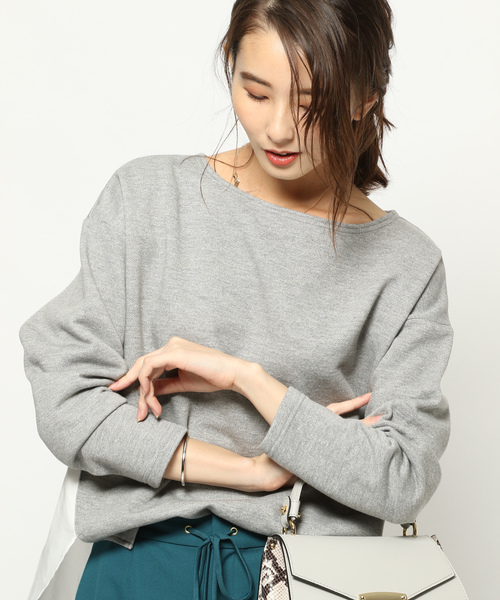 「BARNYARDSTORM」 スウェットカットソー 1 グレー レディース_画像2