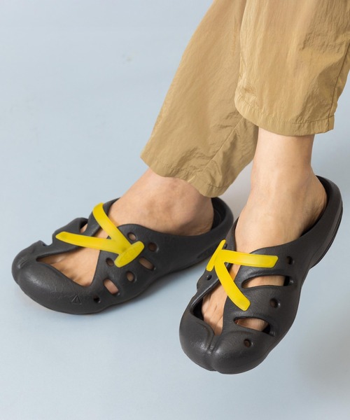 KEEN（キーン） サンダル 23cm ブラック×イエロー メンズ : ZOZOTOWN