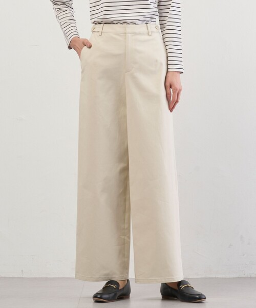 J.PRESS（J.プレス） ワイドパンツ チノパン チノストレッチ ワイド