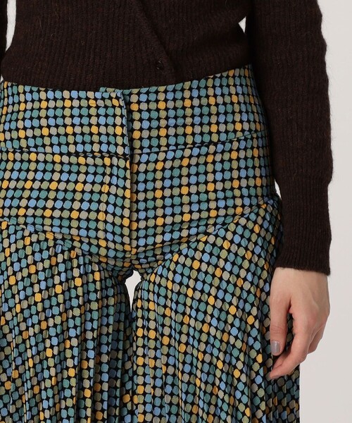 「FUMIKA_UCHIDA」 クロップドパンツ 36 ブルー レディース_画像6