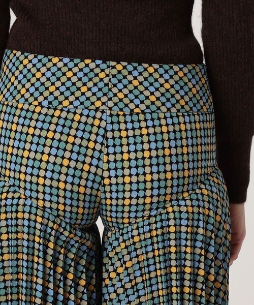 「FUMIKA_UCHIDA」 クロップドパンツ 36 ブルー レディース_画像7