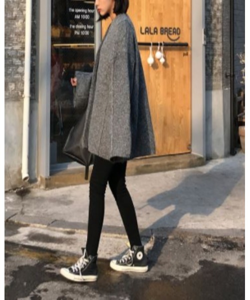 「MAISON BREEZE」 ニットカーディガン FREE アイボリー レディース_画像9