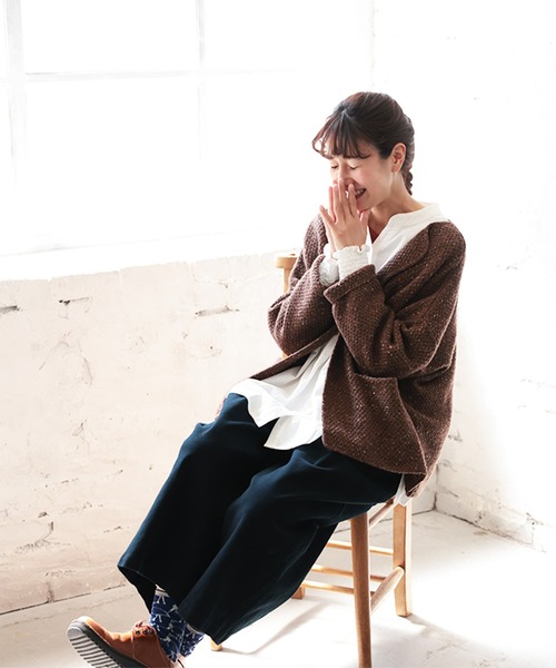 soulberry（ソウルベリー） カーディガン 店長がつくった、ブラウニー