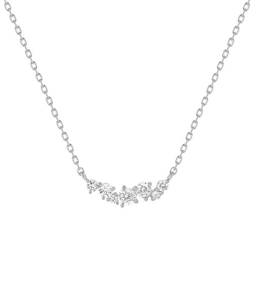 4℃（ヨンドシー） ネックレス シルバー ライン ネックレス レディース