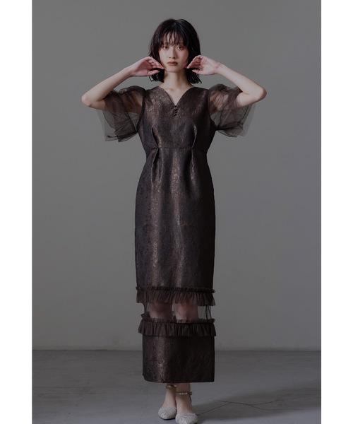 niana（ニアナ） ドレス シアーアリュールドレス パーティードレス