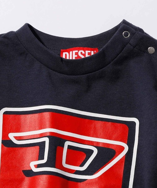 「DIESEL KIDS」 「KIDS」長袖カットソー 18M ネイビー キッズ_画像6