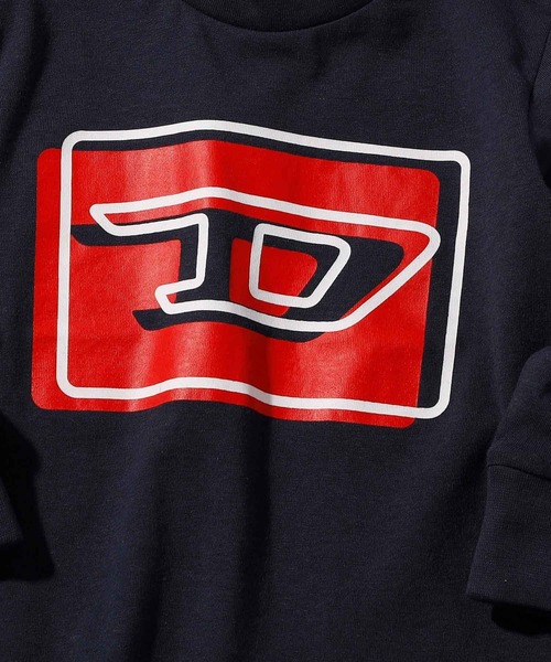 「DIESEL KIDS」 「KIDS」長袖カットソー 18M ネイビー キッズ_画像7