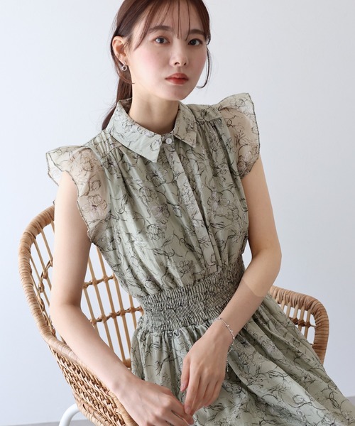 「BLUEEAST」 ノースリーブワンピース MEDIUM ミント レディース_画像2