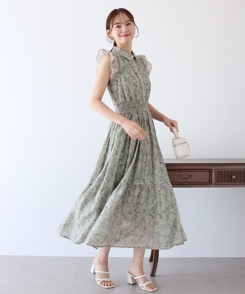 「BLUEEAST」 ノースリーブワンピース MEDIUM ミント レディース_画像6