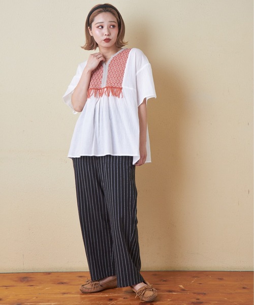 「CUBE SUGAR」 イージーパンツ M イエロー レディース_画像2