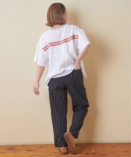 「CUBE SUGAR」 イージーパンツ M イエロー レディース_画像4