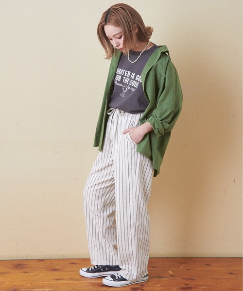 「CUBE SUGAR」 イージーパンツ M イエロー レディース_画像8