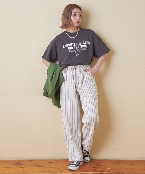 「CUBE SUGAR」 イージーパンツ M イエロー レディース_画像9