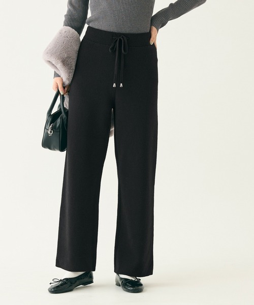 coca（コカ） パンツ 「DAILY WARM」裏起毛ニットパンツ レディース