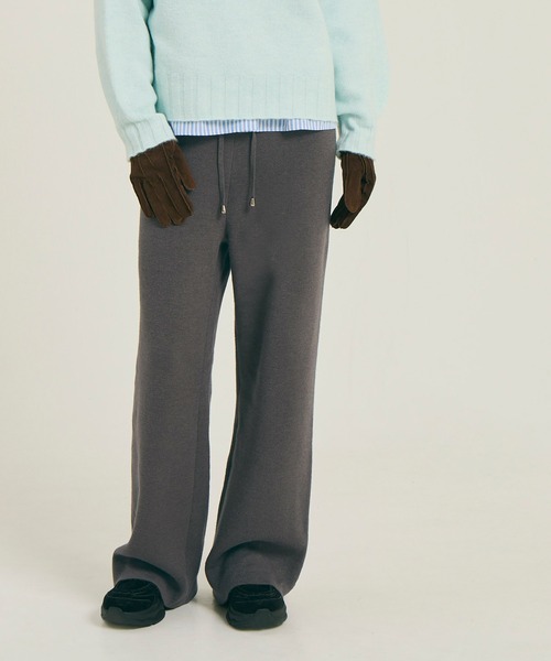 coca（コカ） パンツ 「DAILY WARM」裏起毛ニットパンツ レディース