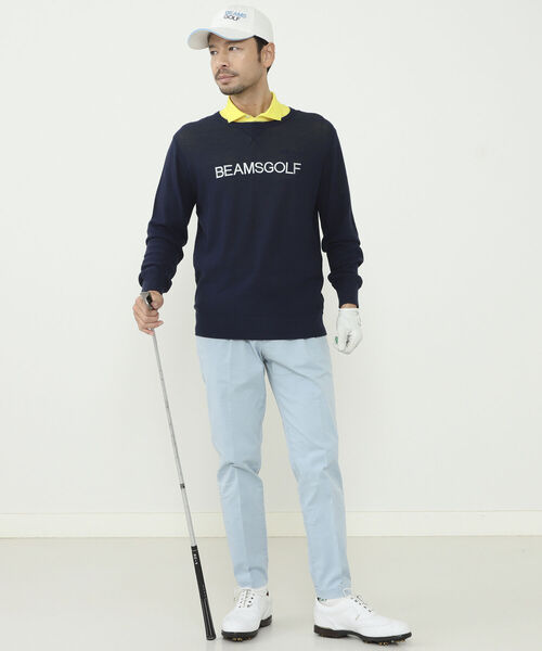 BEAMS GOLF（ビームス ゴルフ） 長袖ニット X-LARGE ネイビー メンズ