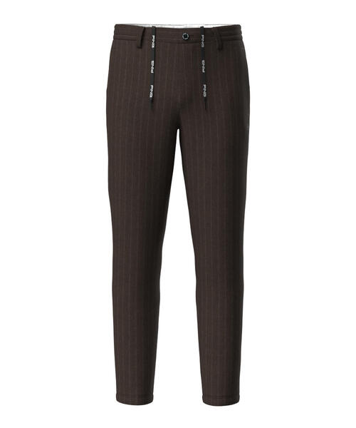 綿ピンストライプテーパードパンツ PING（ピン） パンツ 「PING APPAREL」全方向ストレッチ ピン
