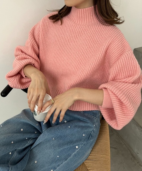 one after another NICE CLAUP 「one CLAUP」 長袖ニット FREE  