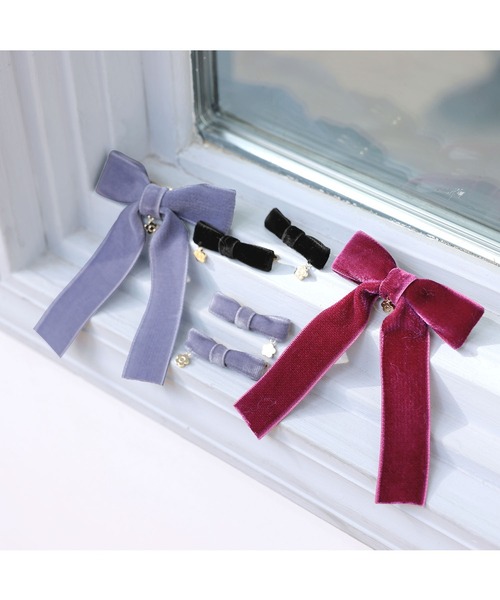 MARY QUANT（マリークヮント） ヘアクリップ マリークワント ベロア