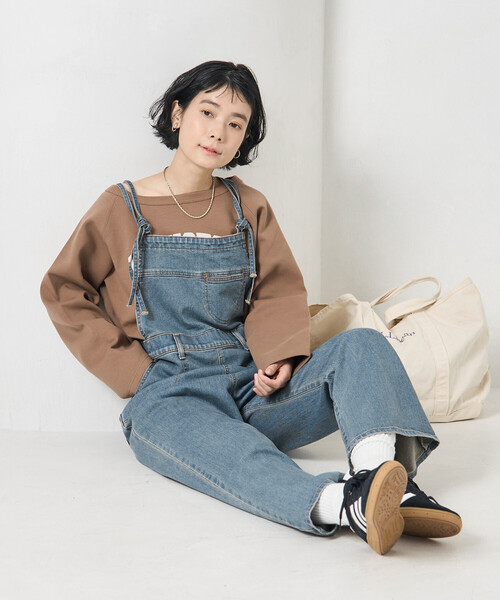SOMETHING（サムシング） サロペット オーバーオール × FREAK'S STORE