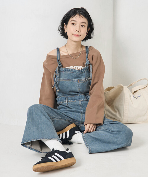 SOMETHING（サムシング） サロペット オーバーオール × FREAK'S STORE
