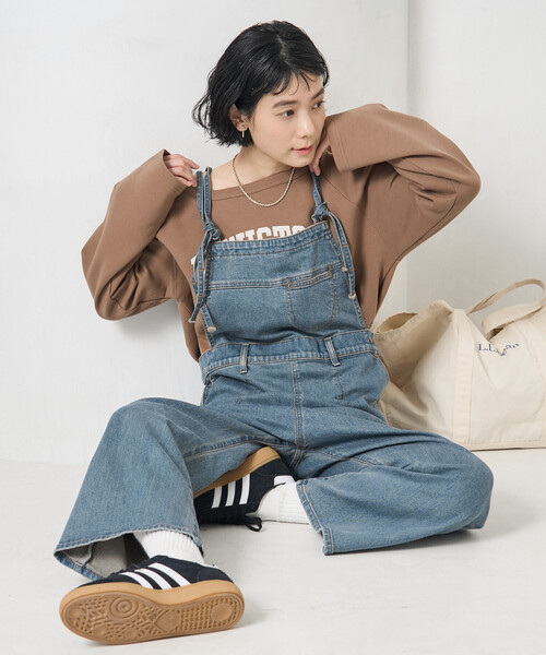 SOMETHING（サムシング） サロペット オーバーオール × FREAK'S STORE