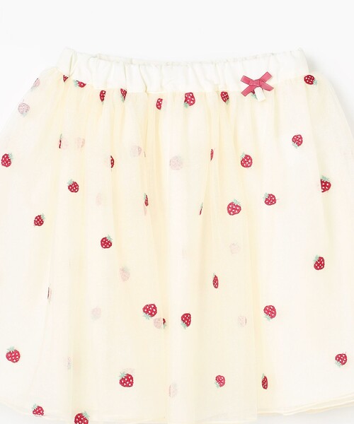 ANY（エニィ） スカート 「Strawberry Collection」総刺繍 いちご