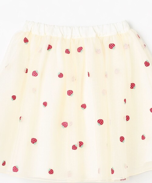 ANY（エニィ） スカート 「Strawberry Collection」総刺繍 いちご