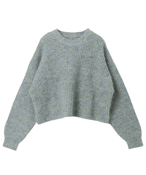 「andme」 長袖ニット M ピンク レディース_画像7