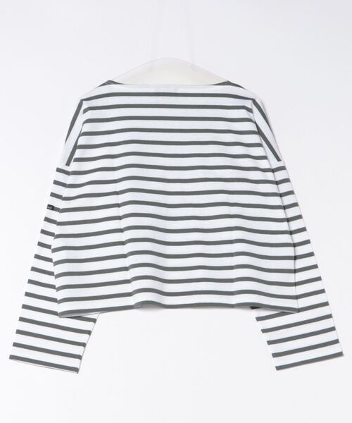 「Le Minor」 長袖カットソー 9号 オフホワイト レディース_画像2