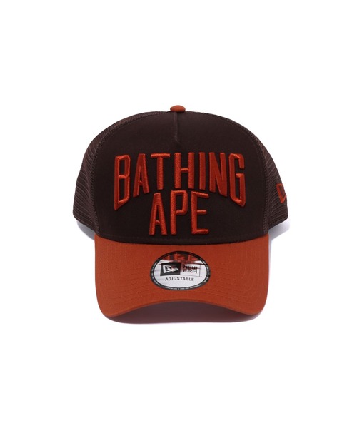 A BATHING APE（アベイシングエイプ） メッシュキャップ FREE ブラウン