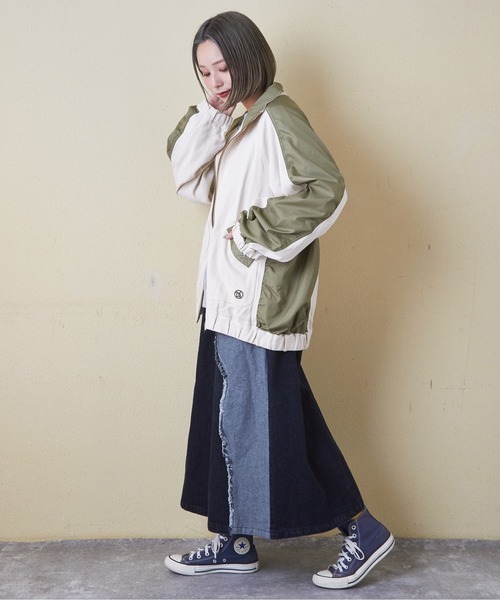 「CUBE SUGAR」 ブルゾン M グリーン レディース_画像3