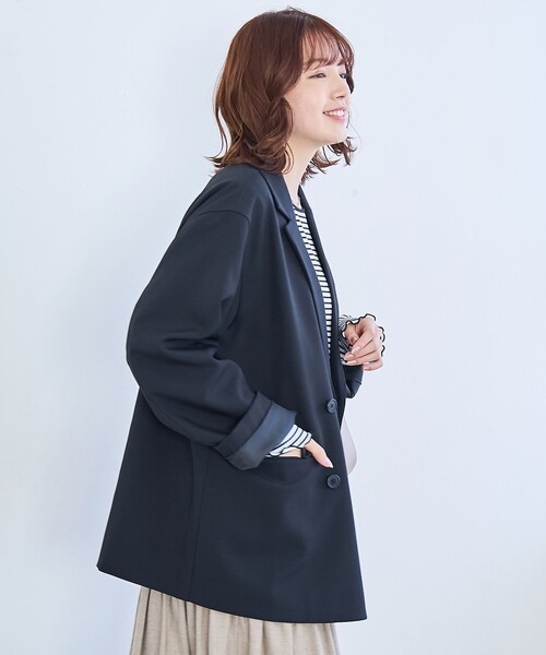 coen（コーエン） ジャケット テーラードジャケット リネンライク