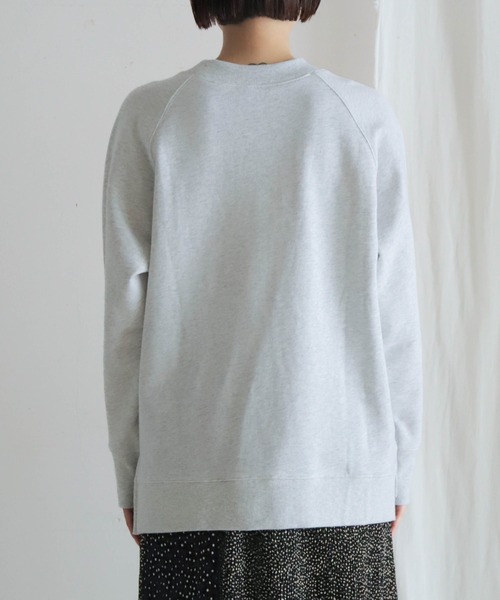 「NOMBRE IMPAIR」 スウェットカットソー FREE ライトグレー レディース_画像6