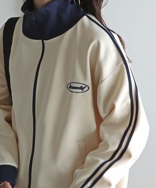 「COURO」 ジャージブルゾン S ブラック レディース_画像2