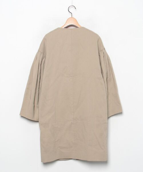 IENA（イエナ） ノーカラーコート 36 グリーン レディース : ZOZOTOWN